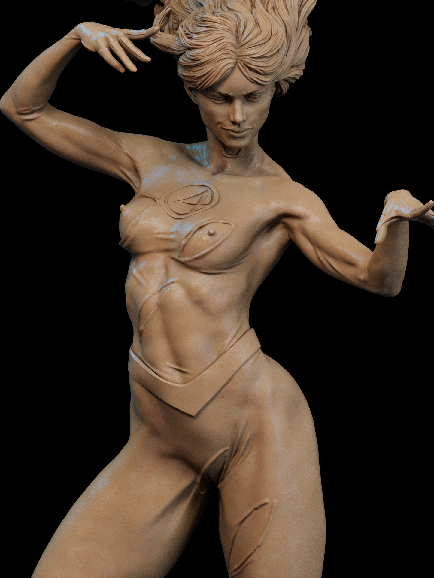 Invisible Woman Statue