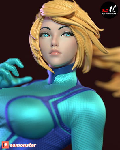 Samus Aran Statue