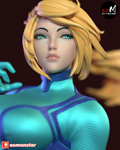 Samus Aran Statue