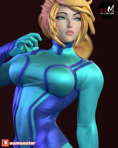 Samus Aran Statue