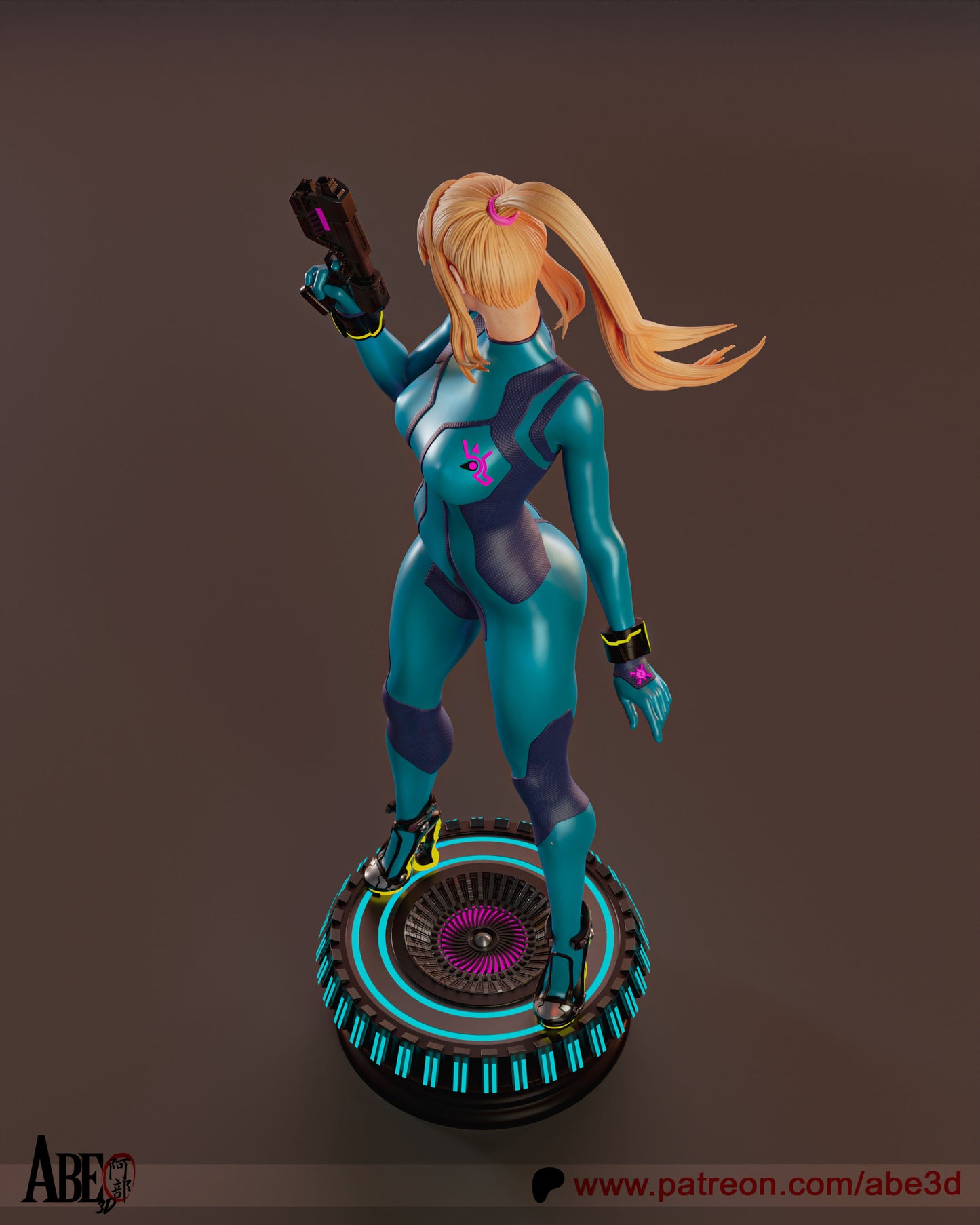 Samus Aran Satue