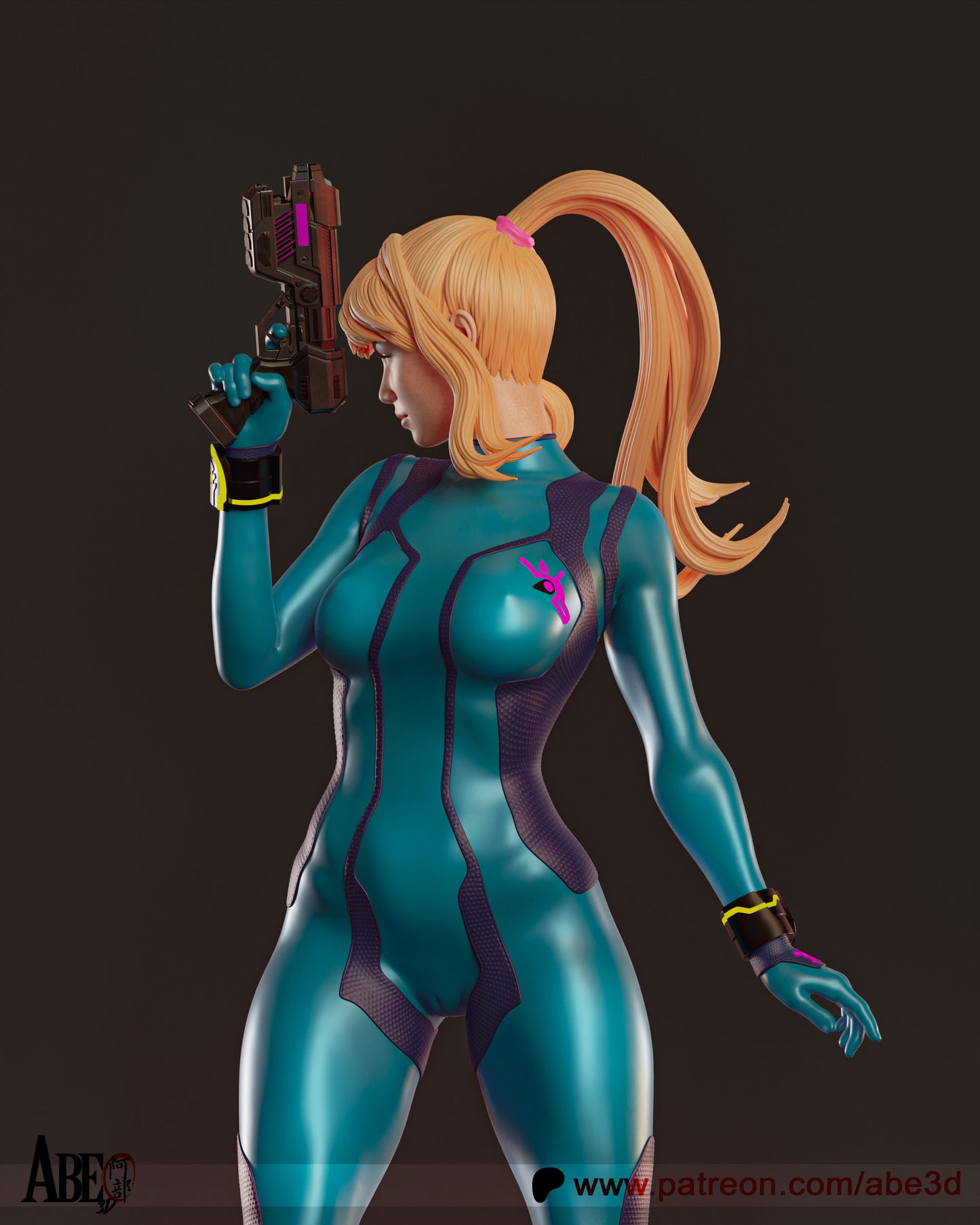 Samus Aran Satue