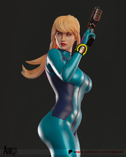 Samus Aran Satue