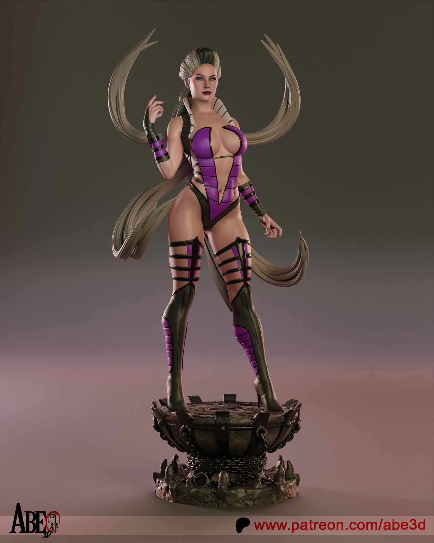 Sindel (MK) Statue