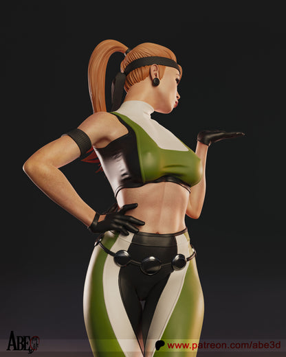 Sonya Blade (Mortal Kombat) Satue