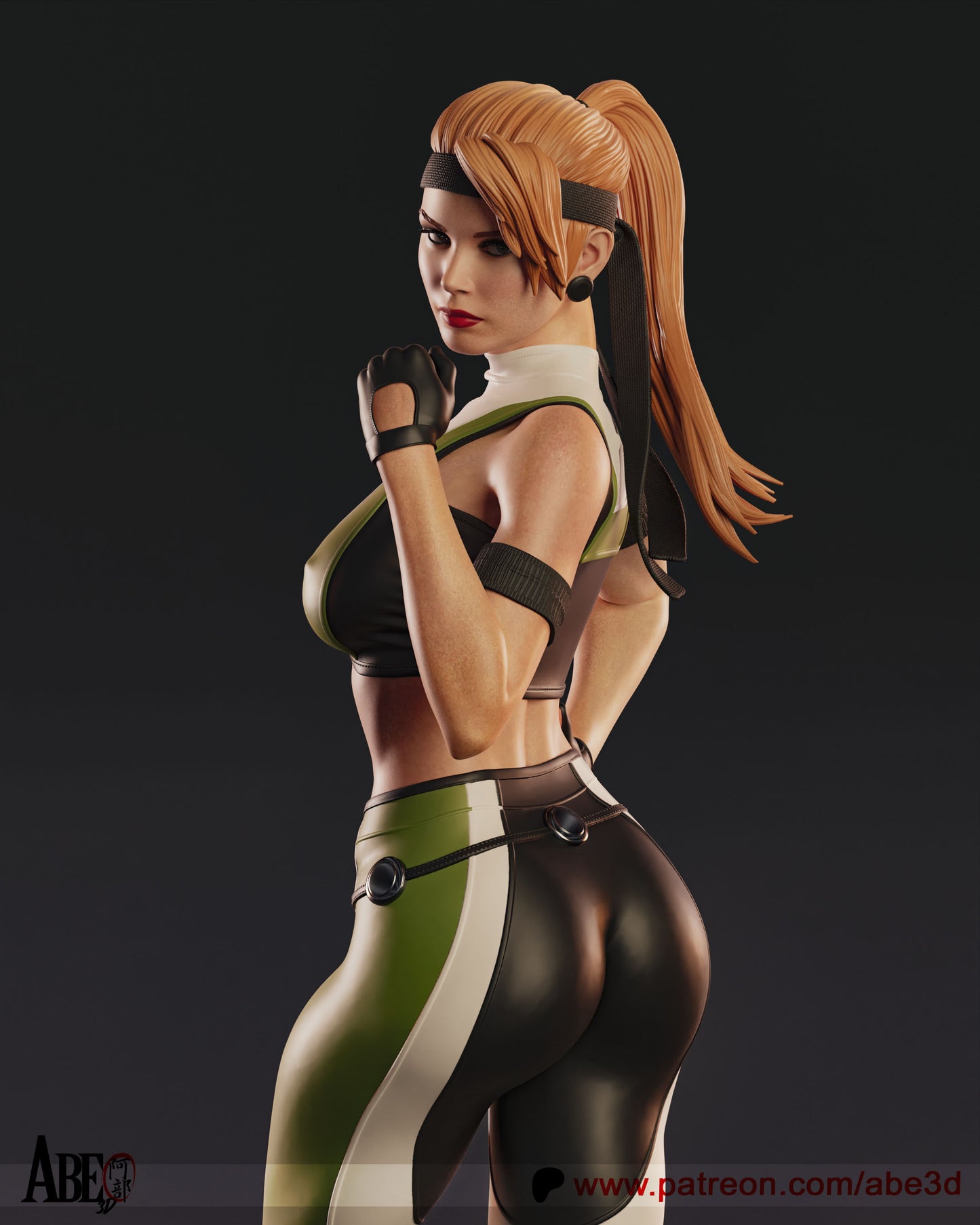 Sonya Blade (Mortal Kombat) Satue