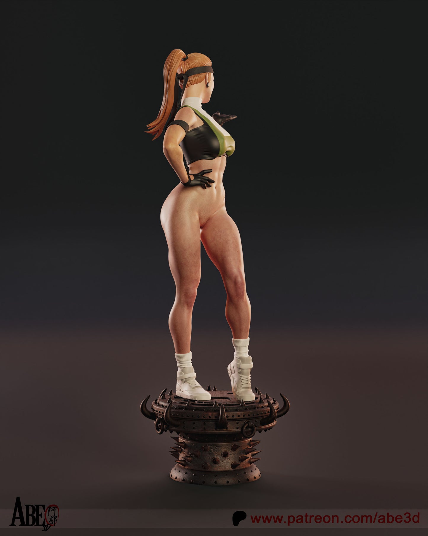 Sonya Blade (Mortal Kombat) Satue