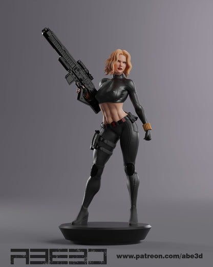 Black Widow (Yelena Belova) Statue