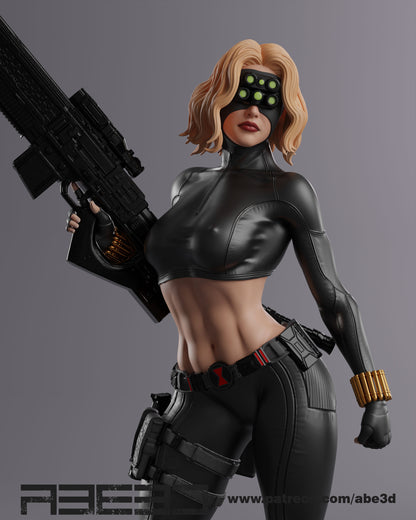 Black Widow (Yelena Belova) Statue