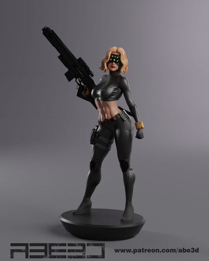 Black Widow (Yelena Belova) Statue