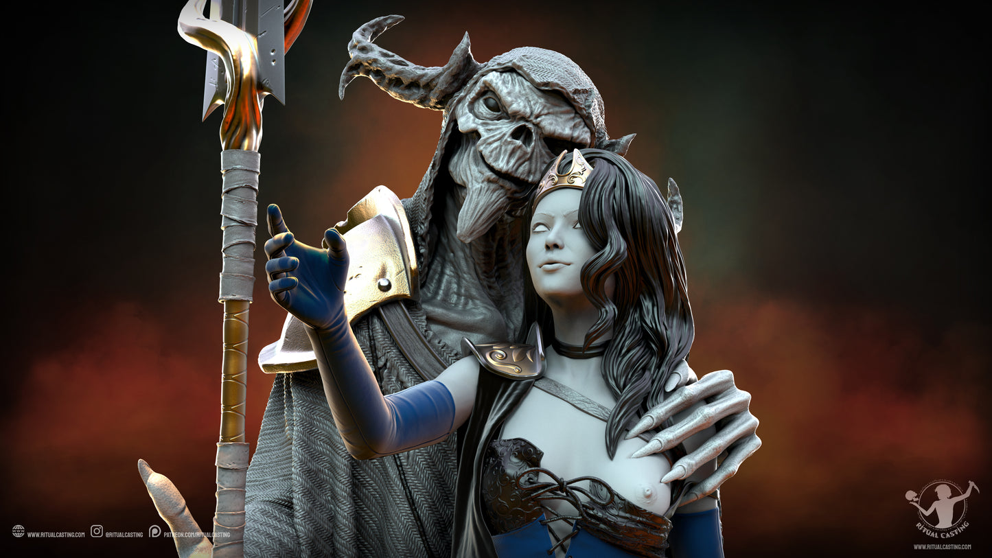 Arlok And Cerys Statue