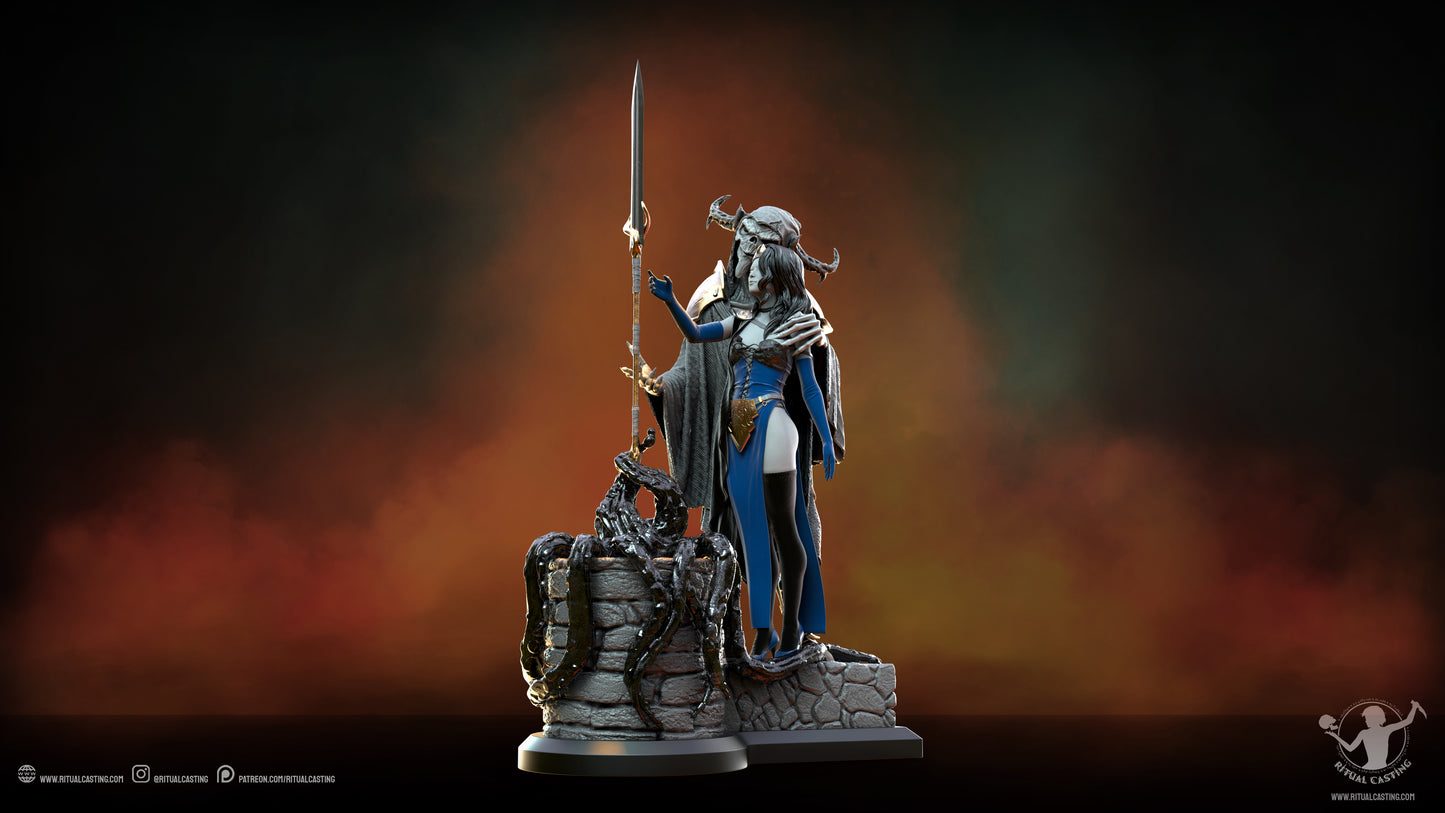 Arlok And Cerys Statue