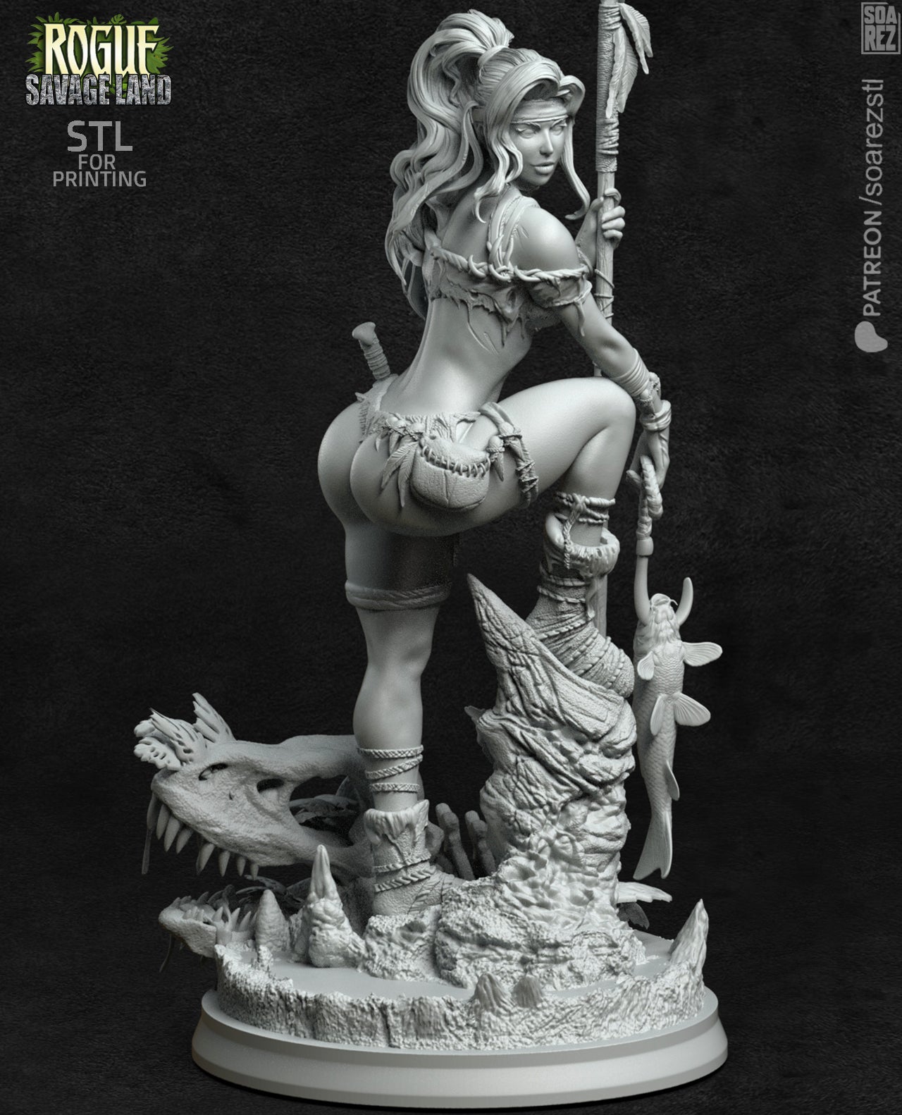 Rogue (Savage Land) Statue