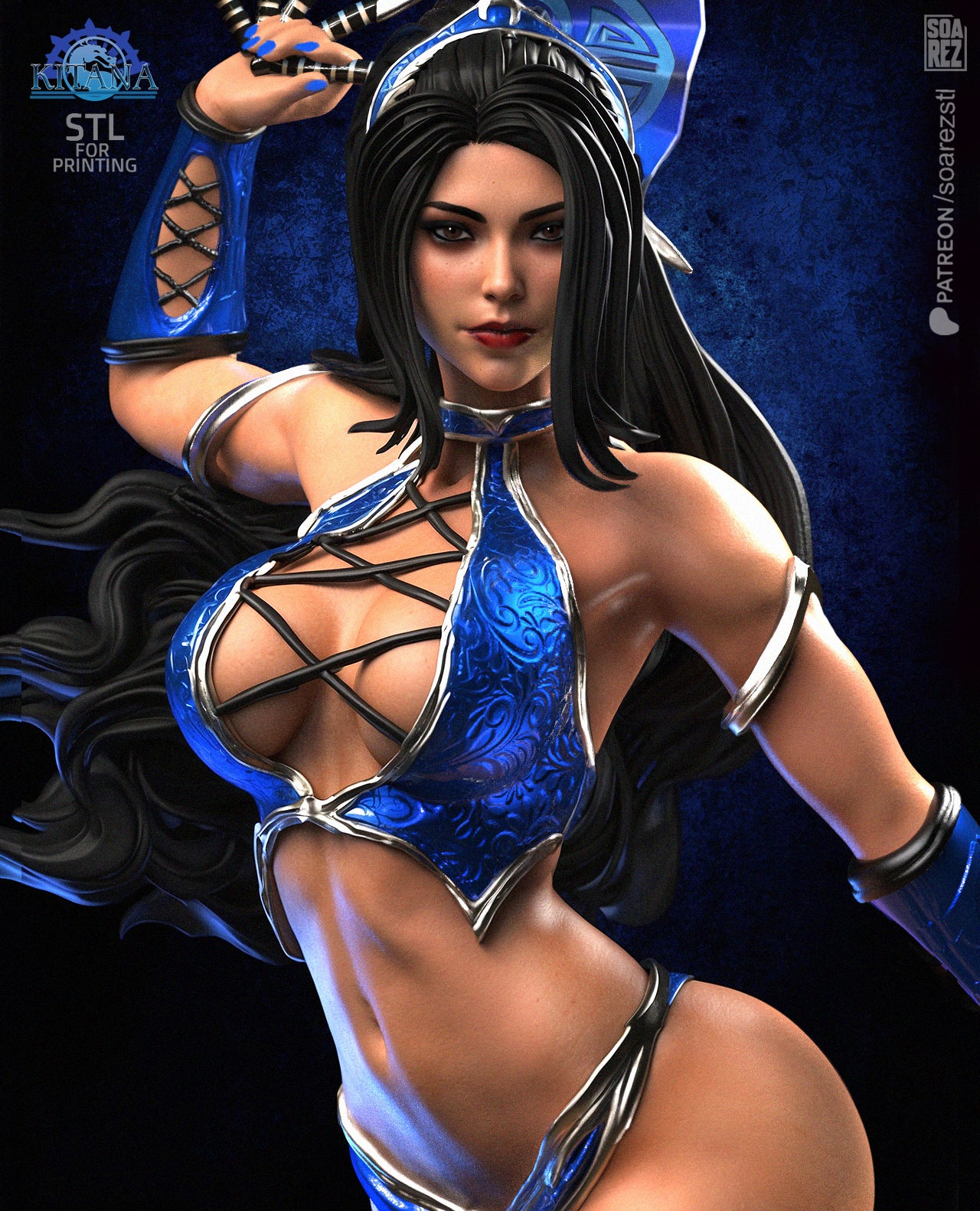 Kitana (Mortal Kombat) Statue