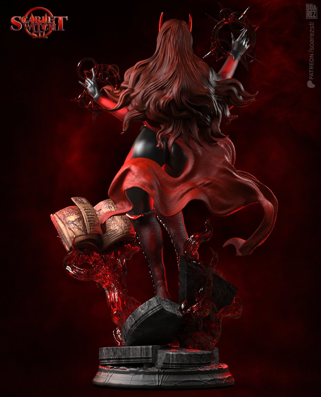 Scarlet Witch Statue