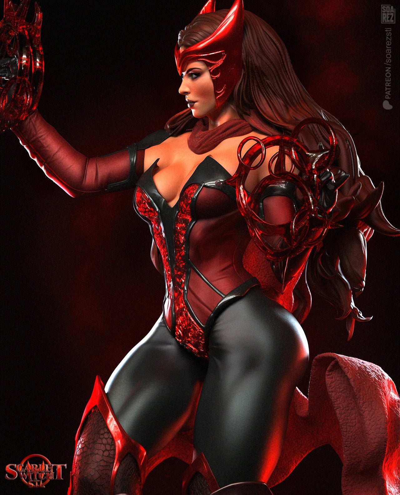 Scarlet Witch Statue