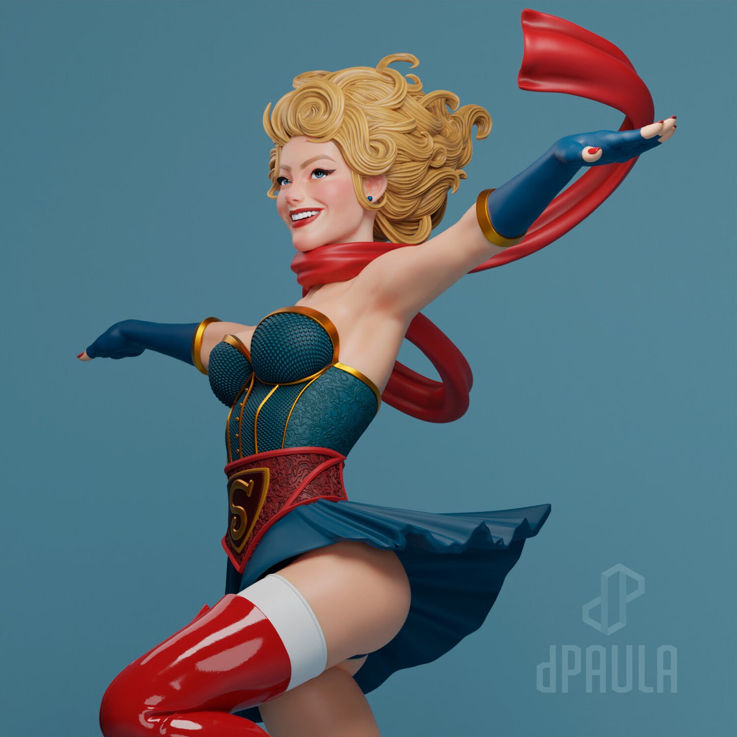 Supergirl Bombshell Statue