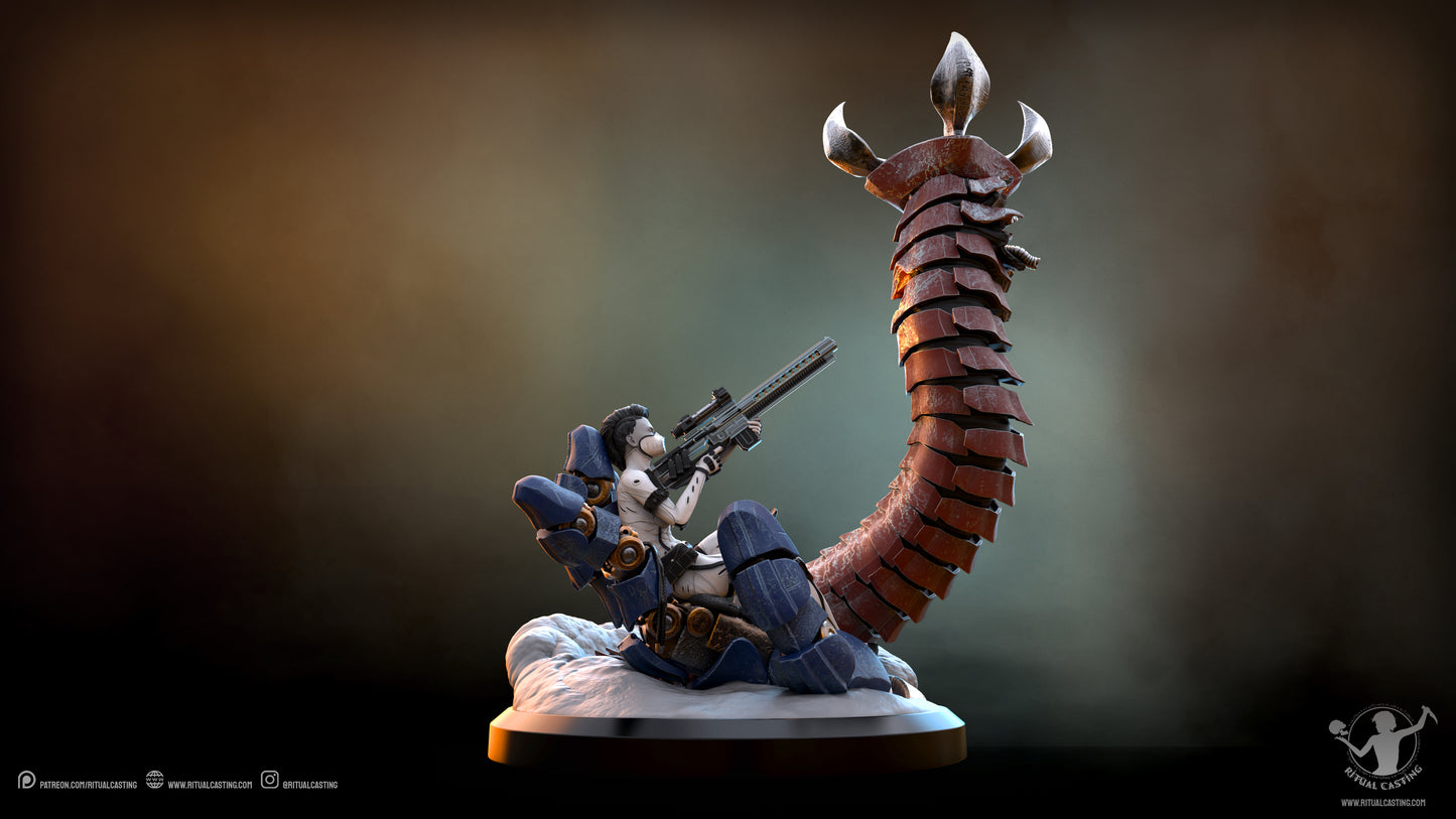 Eris The Dune Hunter Statue