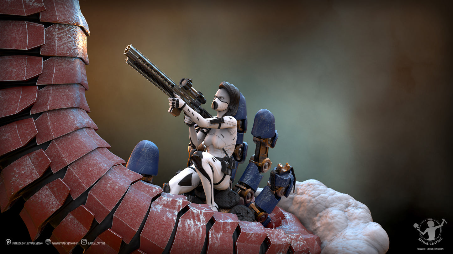 Eris The Dune Hunter Statue