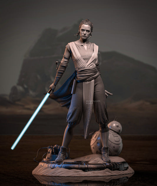 Rey Skywalker (Star Wars) Statue