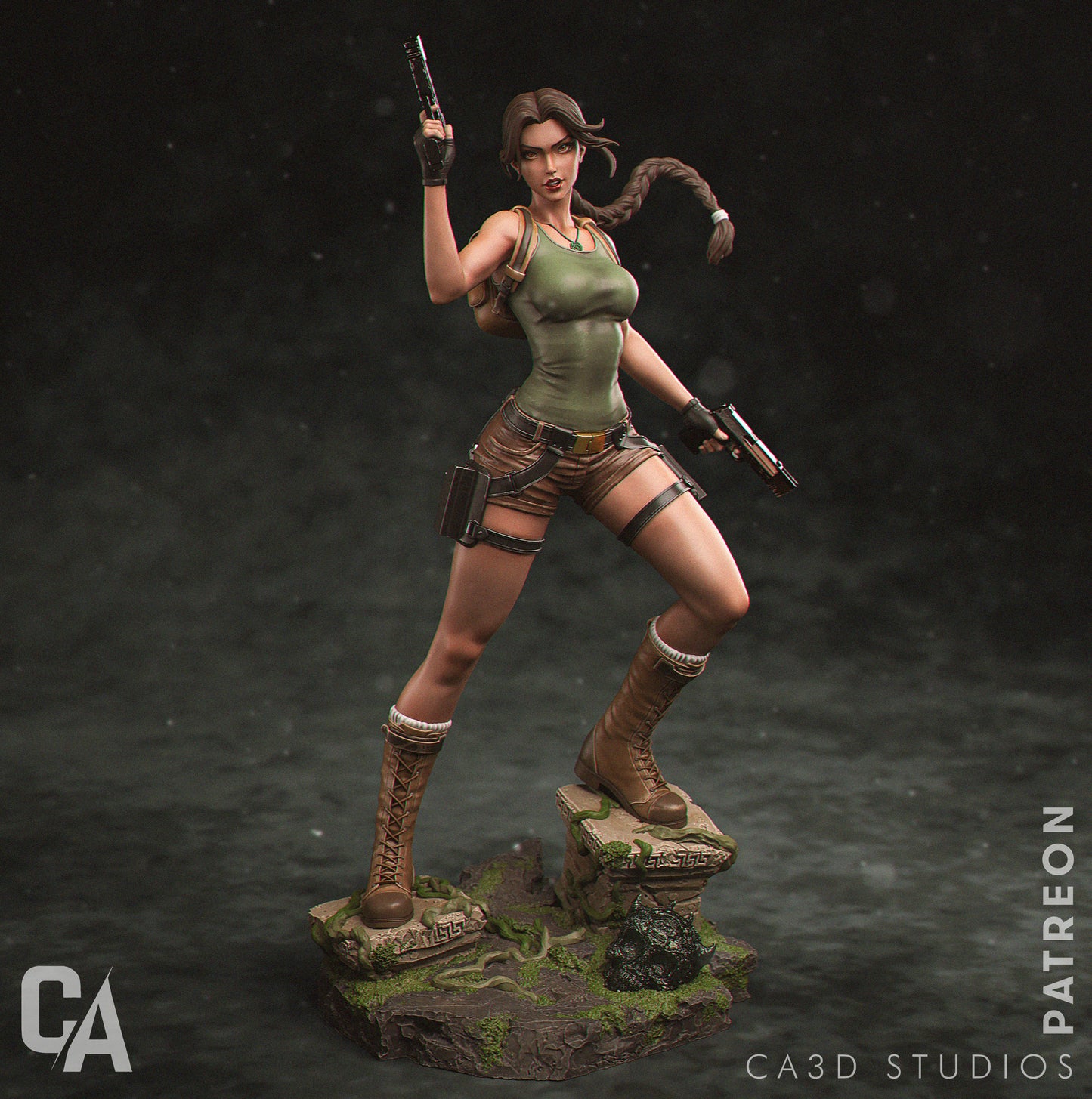 Lara Croft Statue