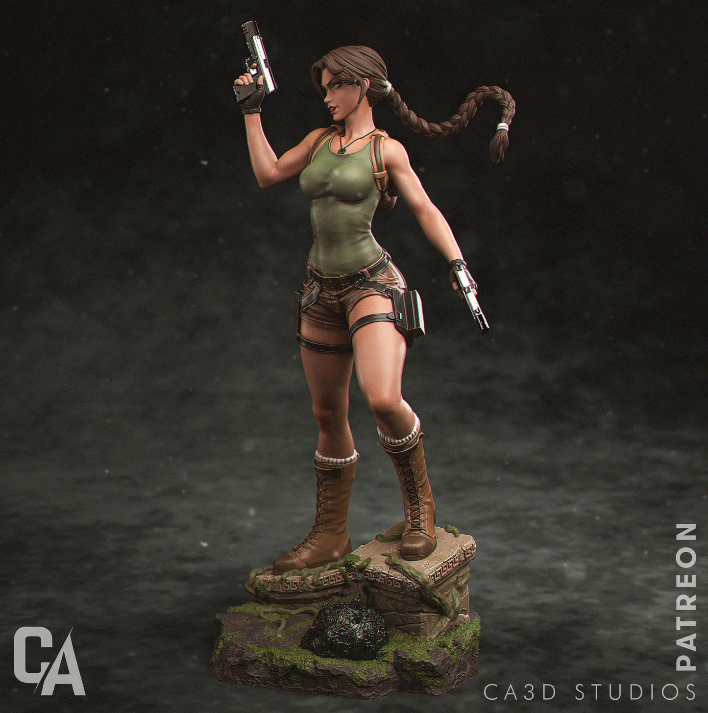 Lara Croft Statue