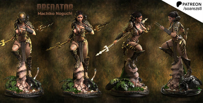 Machiko Noguchi - Predator Statue