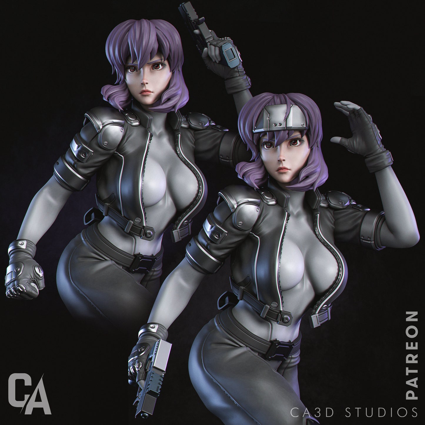 Motoko Kusanagi (Ghost In The Shell) Statue