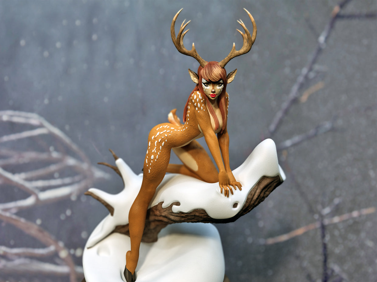 Faun Girl Statue