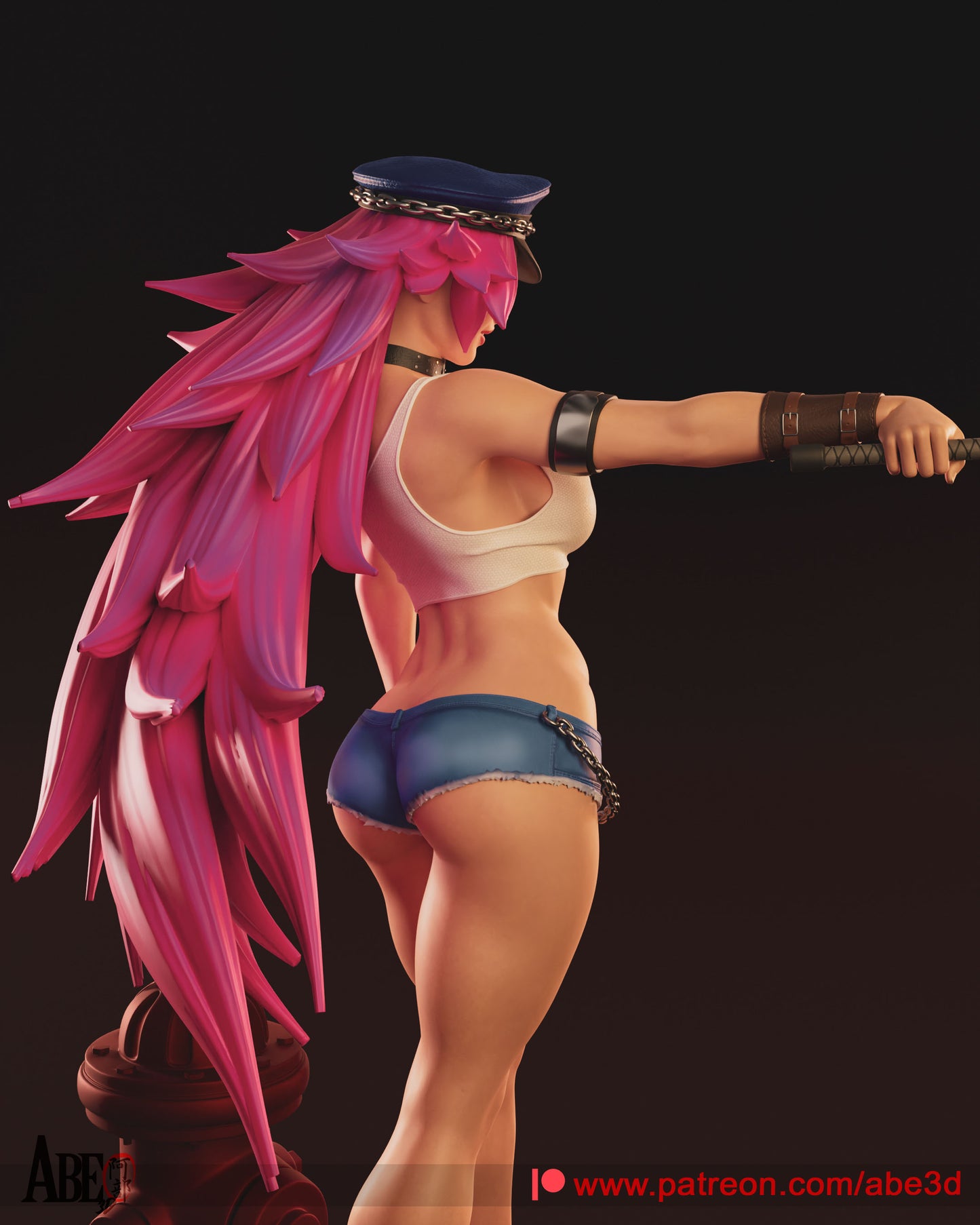 Poison (Street Fighter) Satue