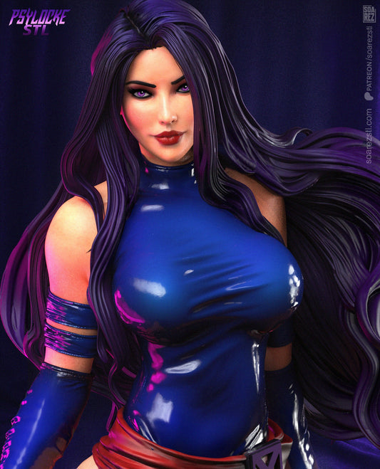 Psylocke Statue