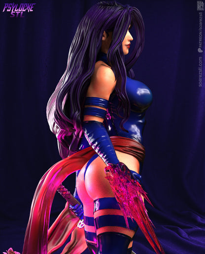 Psylocke Statue