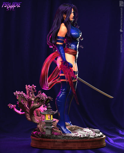 Psylocke Statue