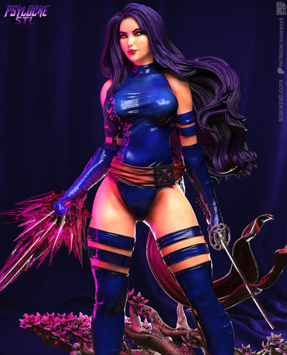 Psylocke Statue