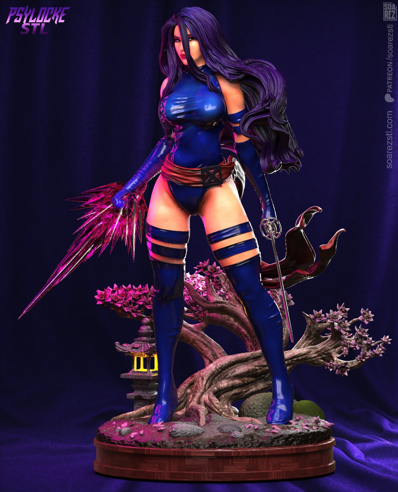 Psylocke Statue