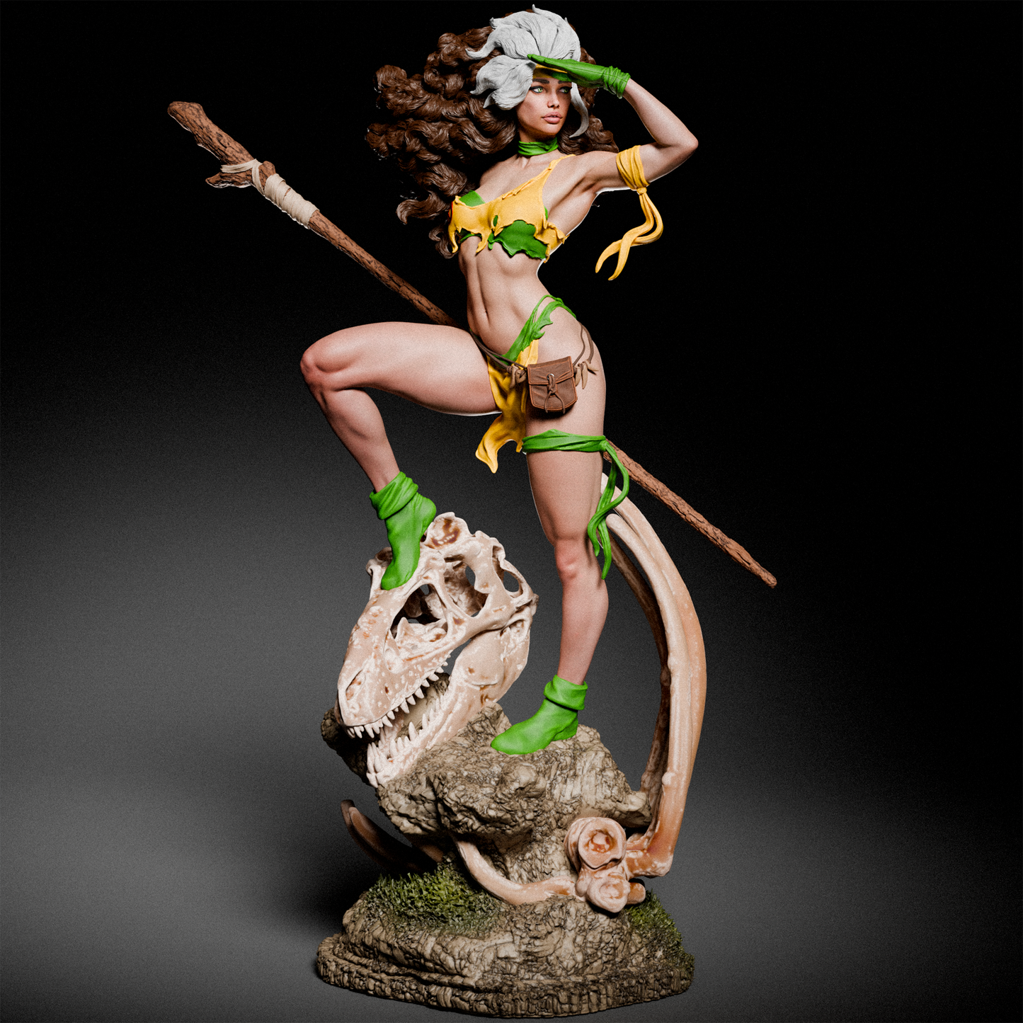 Rogue Savage Statue