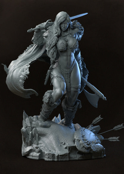 Red Sonya Statue