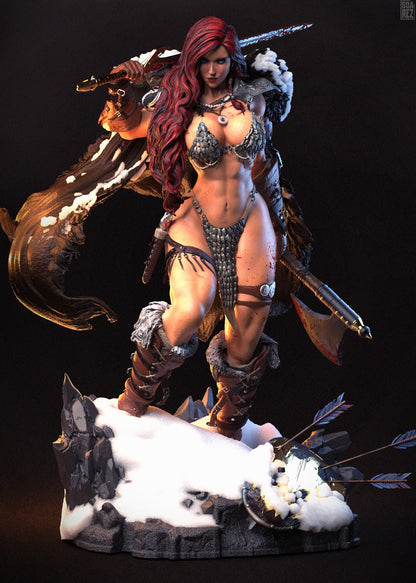 Red Sonya Statue