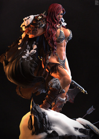 Red Sonya Statue