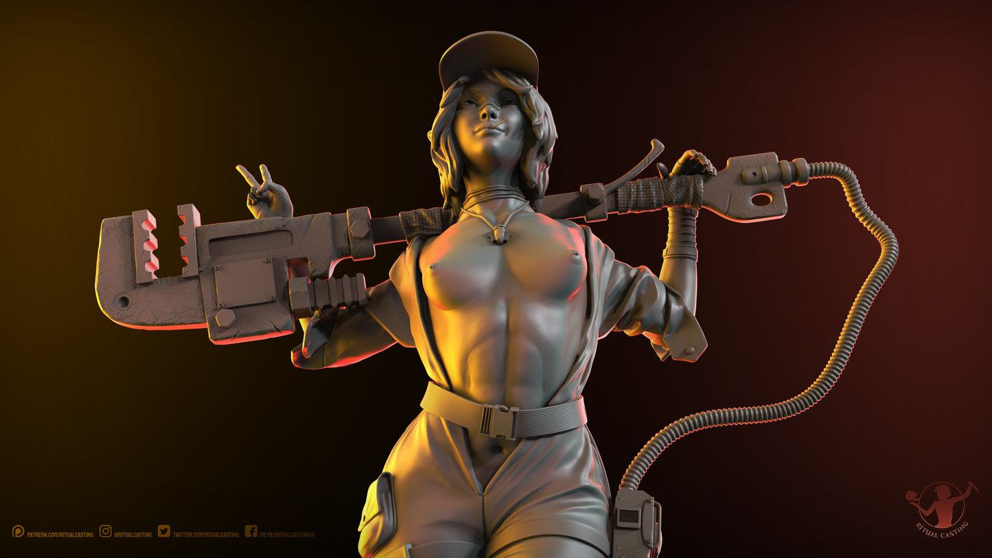 Saskia v2 Statue