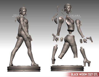 Black Widow 2021 Statue
