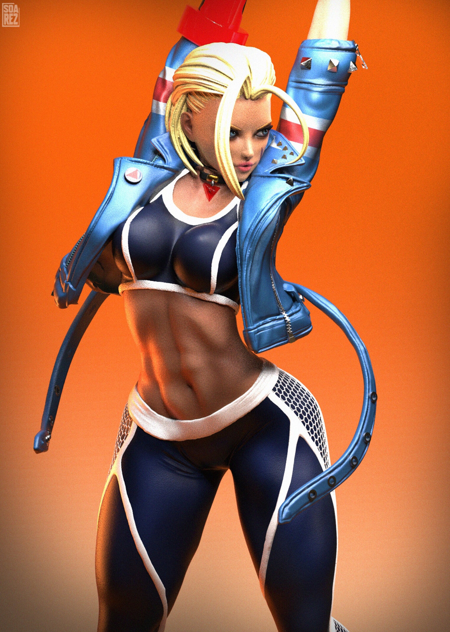 Cammy White SF6 Statue