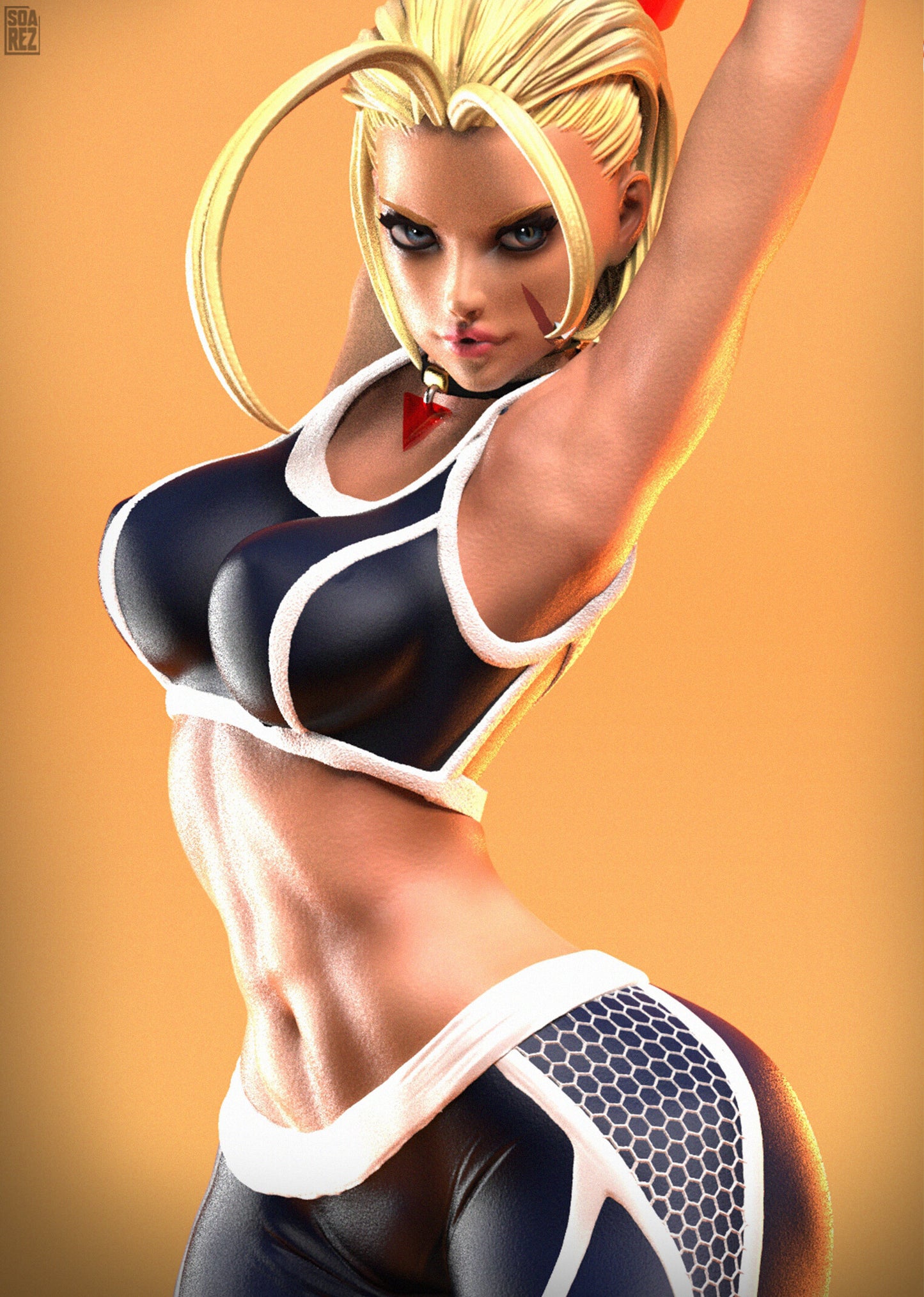 Cammy White SF6 Statue