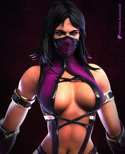 Mileena (MK) Statue